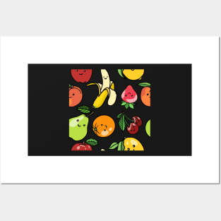 Happy Fruit Salad Posters and Art